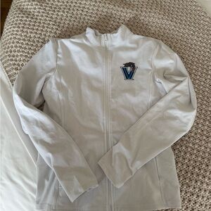 White Villanova Beyond Yoga Full-Zip Jacket